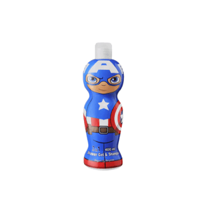 CAPTAIN AMERICA - Tusfürdő és sampon 2in1  Tusfürdő és sampon 2in1 - 400ml