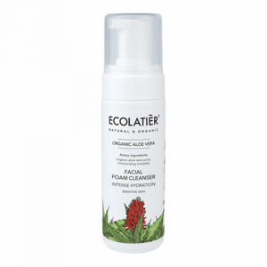 Arctisztító hab intenzíven hidratáló Bio Aloe Vera - 150 ml - Ecolatier