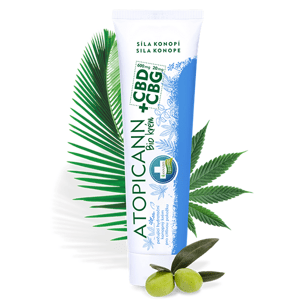 ATOPICANN CBD + CBG BIO kenderkrém atópiás ekcémára és pikkelysömörre - 100 ml - Annabis