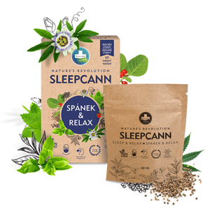 SLEEPCANN ALVÁS ÉS RELAXÁCIÓ étrend-kiegészítő - 60 tabletta - Annabis